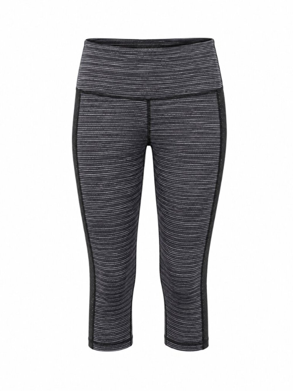 🍋 2/50 Lululemon Wunder Under Crop Blurry Belle Mesh Leggings Size 6
